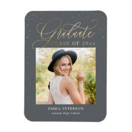 Härlig examensannonseringsmagnet magnet