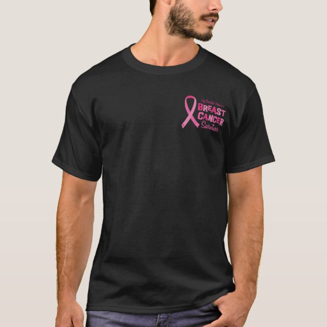Härlig fick- mammabröstcancer överlevande t shirt (Framsida)