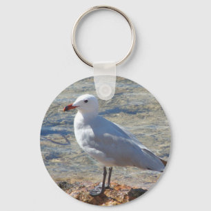 Härlig fiskmås - Keychain Nyckelring