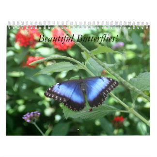 Härlig fjärilskalender kalender