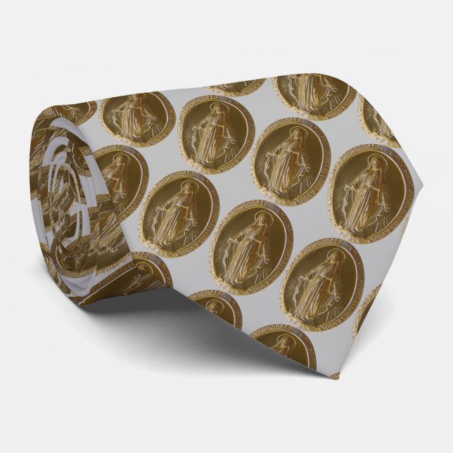 härlig för den mirakulösa medaljen slips (Rullad)