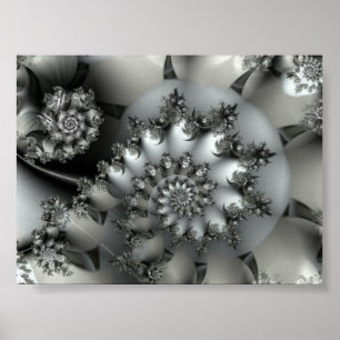 Härlig fractalaffisch poster