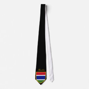 Härlig Gambia flagga Slips