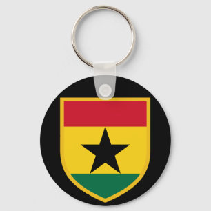 Härlig Ghana flagga Nyckelring