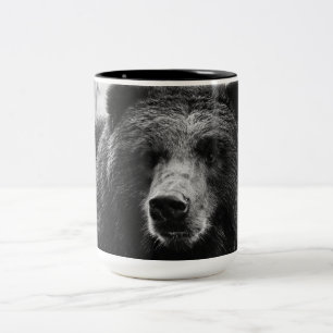 Härlig Grizzlybjörn Två-Tonad Mugg