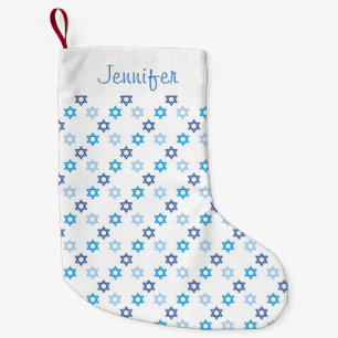 Härlig Hanukkah judisk temadavidsstjärna Liten Julstrumpa