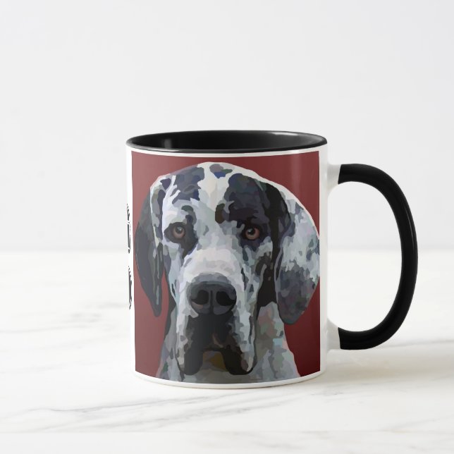 Härlig Harly för great dane mugg (Höger)