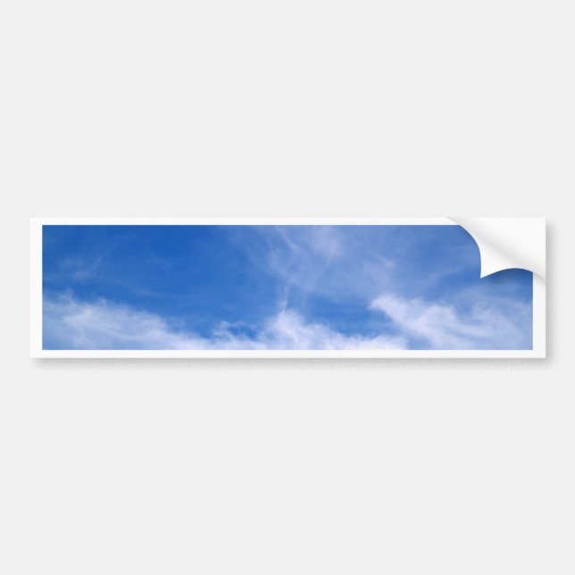 härlig himmel och moln bildekal (Framsidan)