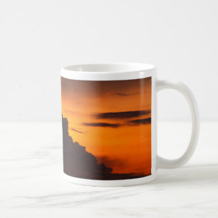 härlig himmel och moln kaffemugg