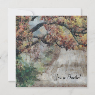 Härlig höst i Michigan landväg Inbjudningar