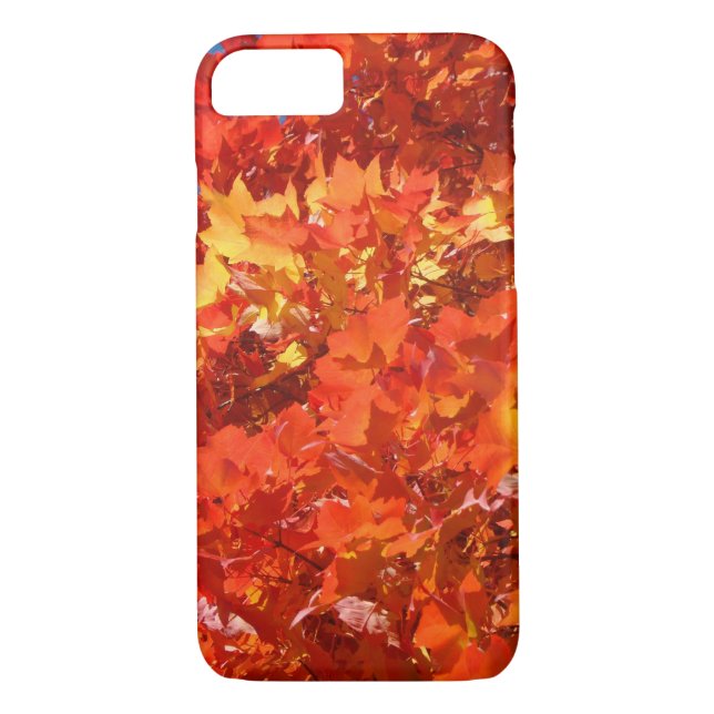 Härlig höst löv iPhone 7 fodralgåvatack Case-Mate iPhone Skal (Baksida)