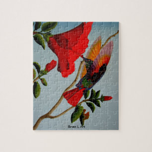 Härlig Hummingbird Pussel