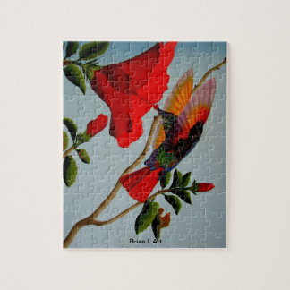 Härlig Hummingbird Pussel