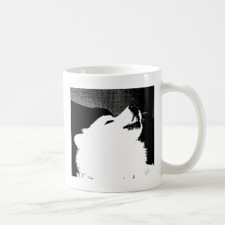 Härlig hund för hårigSamoyedvit Kaffemugg