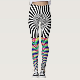 Härlig hypnotisk och Psychodelic design Leggings