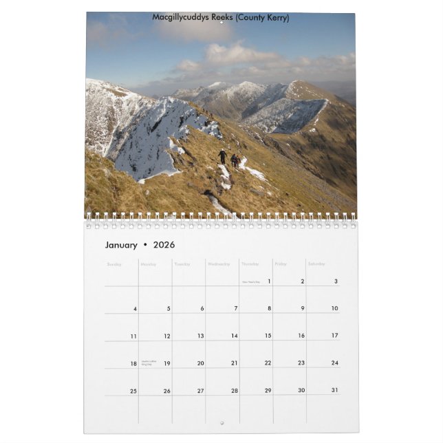 Härlig Irland kalender (Jan 2026)