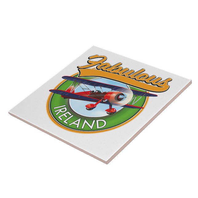 härlig Irland resa lapp. Kakelplatta (Sidan)