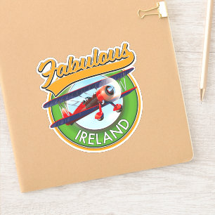 härlig Irland resa lapp. Klistermärken