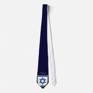 Härlig Israel flagga Slips