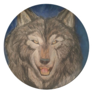 härlig jägare tallrik