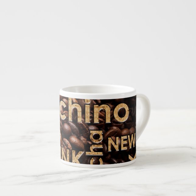 Härlig kaffeespressodesign espressomugg (Framsida höger)