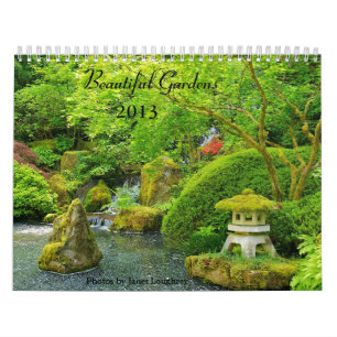 Härlig kalender för trädgårdar 2013
