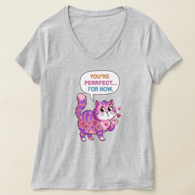 härlig katt t shirt (Laydown)