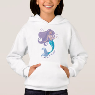 Härlig kläder för sjöjungfruhoodietröja för t shirt