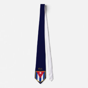 Härlig Kubaflagga Slips