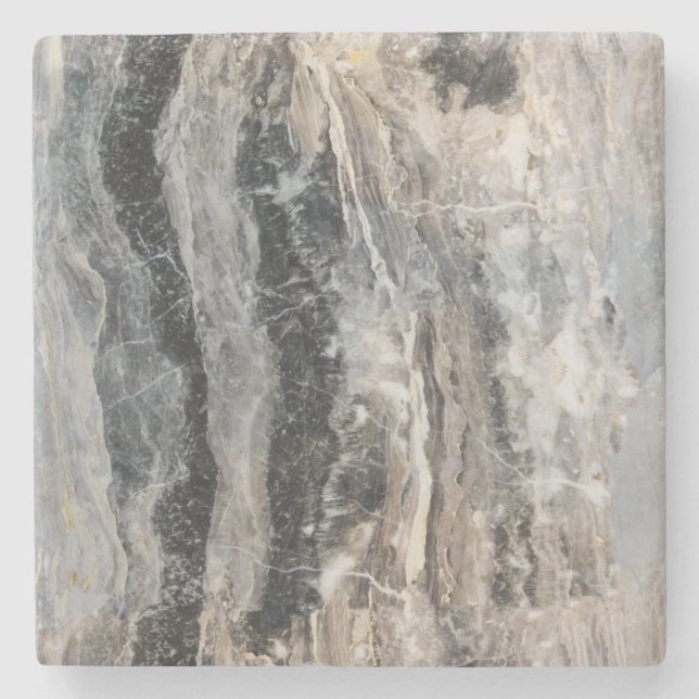 Härlig kustfartyg för svart- & gråttfärgadsten underlägg sten (Framsidan)