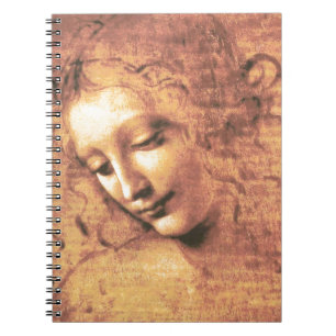 Härlig kvinna av Leonardo Da Vinci Anteckningsbok