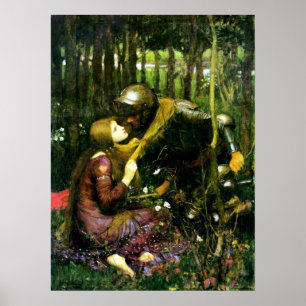 Härlig kvinna för Waterhouse utan Poster
