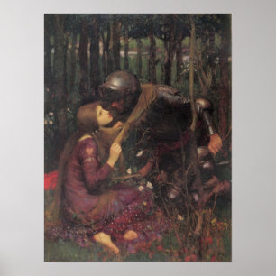 Härlig kvinna utan förskoning - John Waterhouse Poster