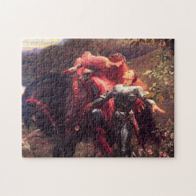 Härlig kvinna utan förskoningpussel pussel (Horisontell)