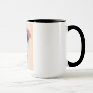 Härlig kvinnaröstning - vintagerösträttmode mugg