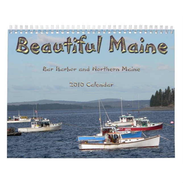 Härlig Maine 2010 kalender (Omslag)