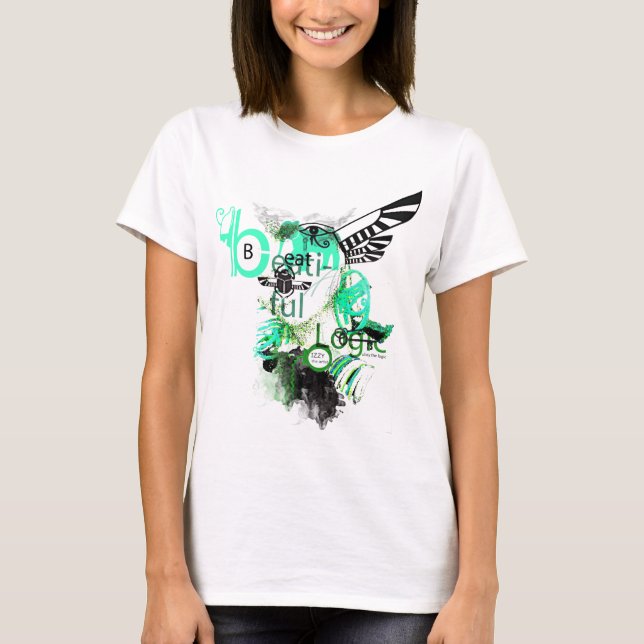 Härlig målad utslagsplats för logik | tee shirt (Framsida)