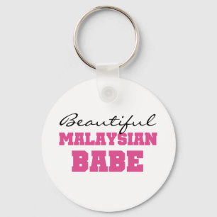 Härlig malaysisk Babe Nyckelring