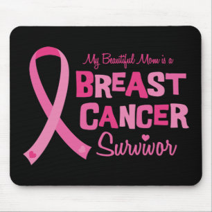 Härlig mammabröstcancer överlevande Mousepad Musmatta