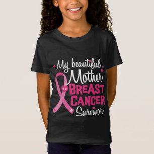 Härlig mammamorbröstcancer överlevande t shirt