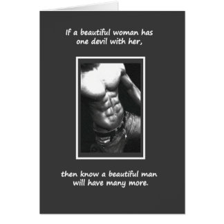 Härlig manar hälsningskort