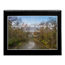Härlig Miami County Ohio månadstidningkalender