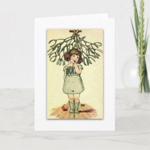 Härlig Mistletoe av NELLIE BENSON Helgkort