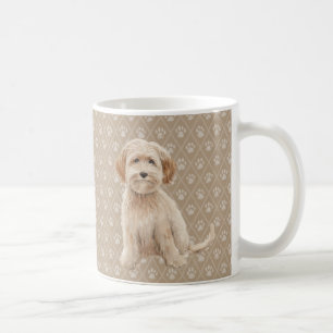 Härlig mugg för Labradoodle hundmålningar