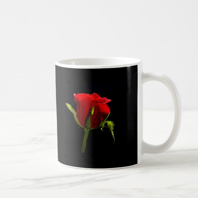 Härlig mugg för röd roskaffekopp (Höger)