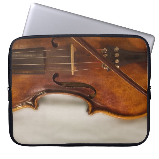 Härlig musik--Fiol Laptop Sleeve (Framsidan)