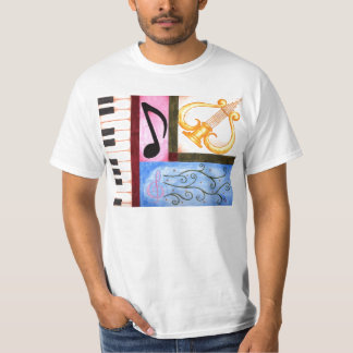 Härlig musik tee shirt