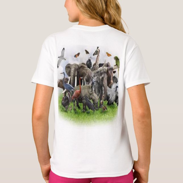 härlig natur  t shirt (Baksida)
