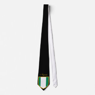 Härlig Nigeria flagga Slips