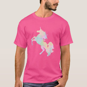 Härlig och färgrik unicorn t shirt